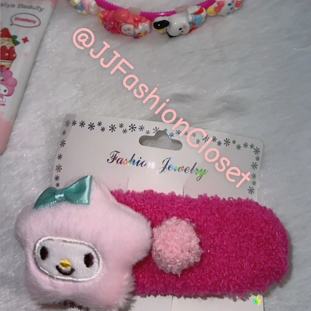 Cute my melody character Accessory Set